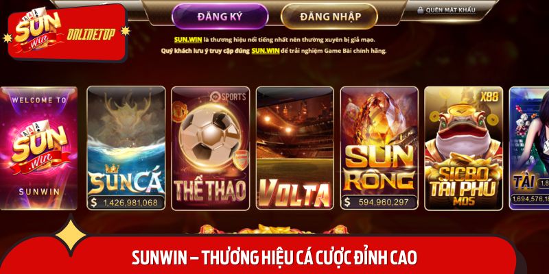 Sunwin – Thương hiệu cá cược đỉnh cao được công nhận trên toàn thế giới
